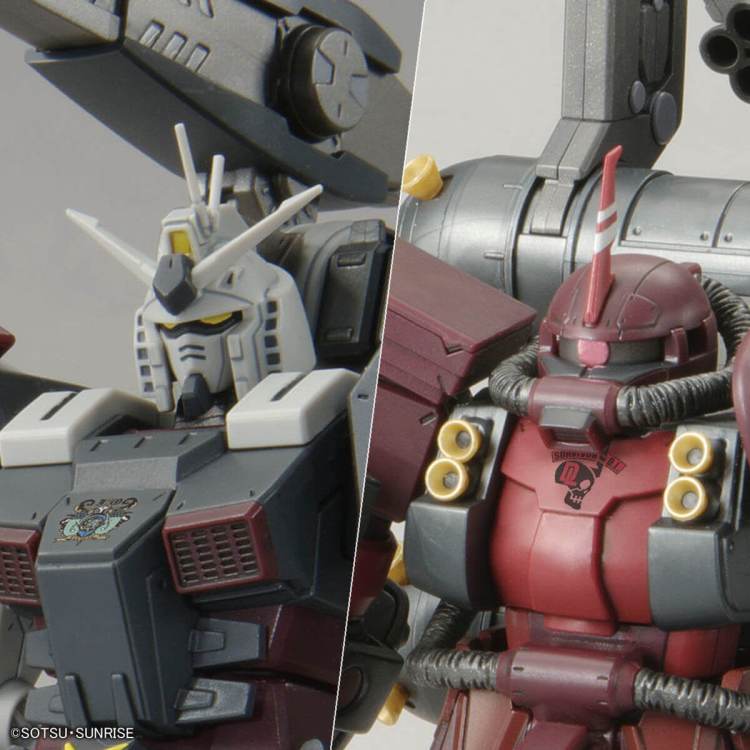 HG 1/144 全装备高达 VS 精神力扎古 （机动战士高达 雷霆宙域10周年纪念Ver.）