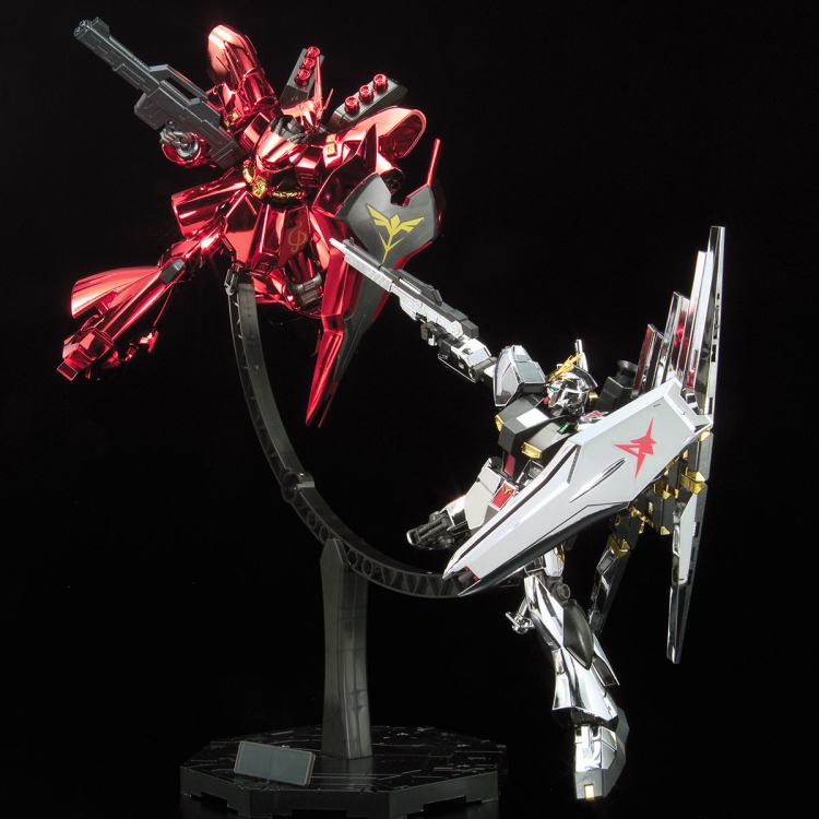 高达基地限定 HGUC 1/144 ν高达 vs 沙扎比(宿命的对决套装）（特别涂装版）