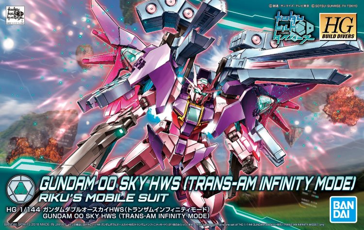 HGBD 1/144 00高达 天翔型HWS(Trans-AM Infinity模式)
