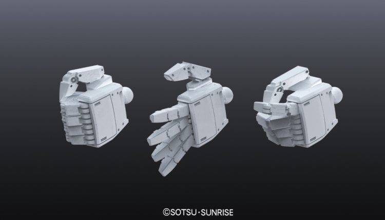 BUILDERS PARTS HD07 1/100 MS造型手01（联邦系）