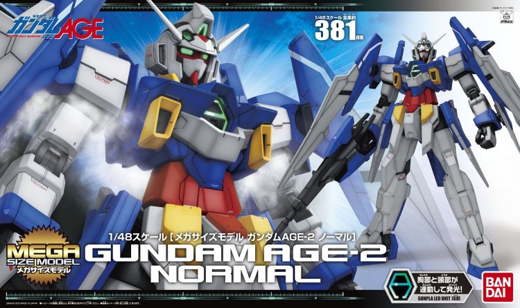 1/48 MEGA SIZE MODEL 高达AGE-2 基本型
