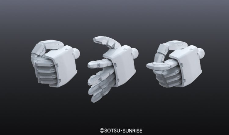BUILDERS PARTS HD03 1/144 MS造型手02（吉翁系）