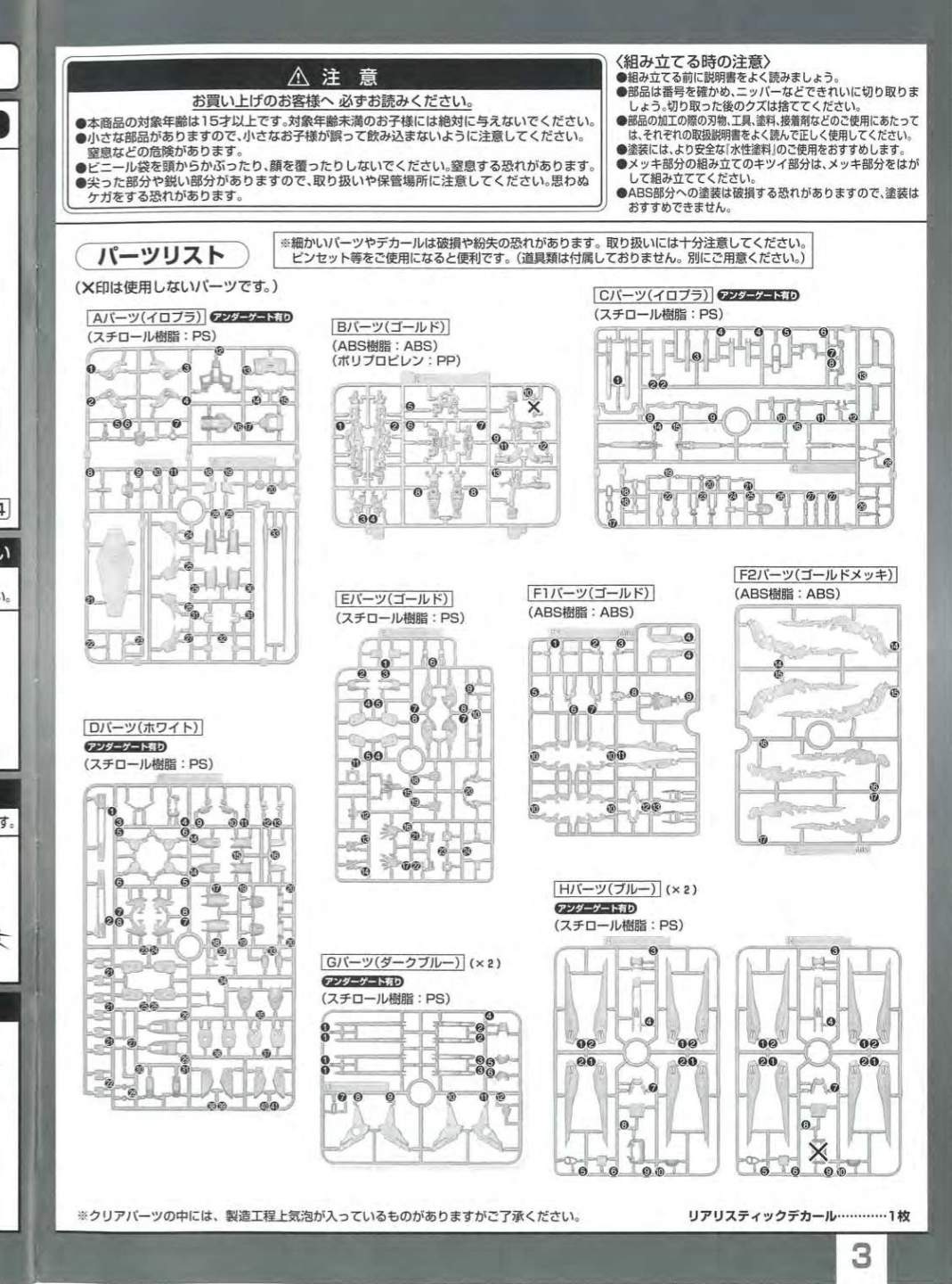 说明书&封绘