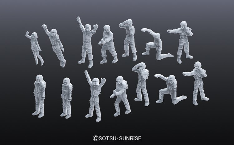 BUILDERS PARTS HD15 1/144 MS人偶01