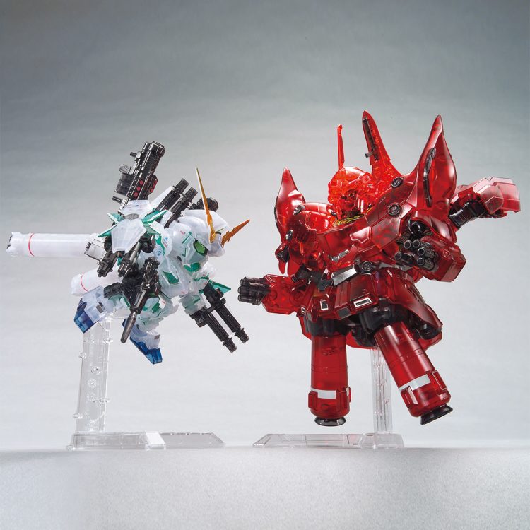 BB 全装装甲型独角兽高达&新吉翁号 （彩色透明版） 【高达基地限定】