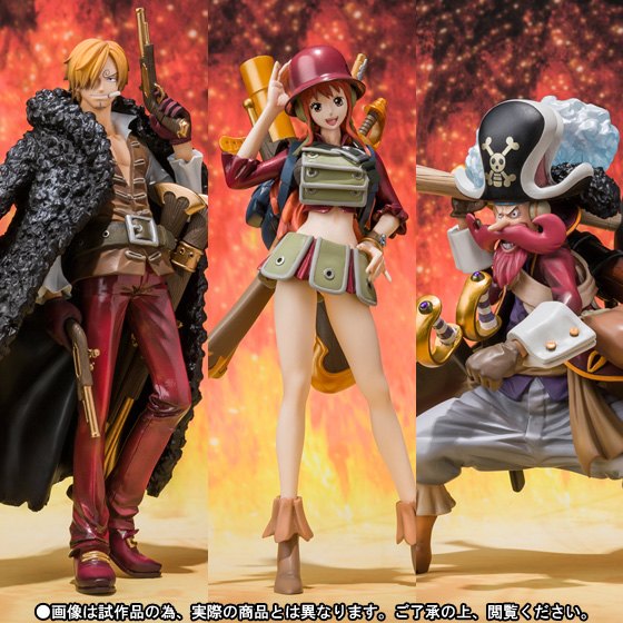 ONE PIECE FILM Z 決戦服Ver.套装（山治·娜美·乌索普）