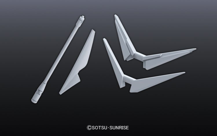 BUILDERS PARTS HD12 MS刃状天线01
