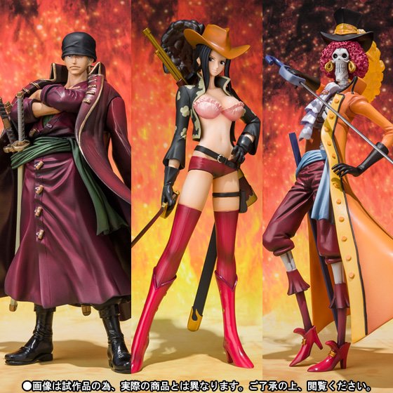 ONE PIECE FILM Z 決戦服Ver.套装（索隆·罗宾·布鲁克）