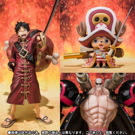 ONE PIECE FILM Z 決戦服Ver.套装（路飞·乔巴·弗兰奇）