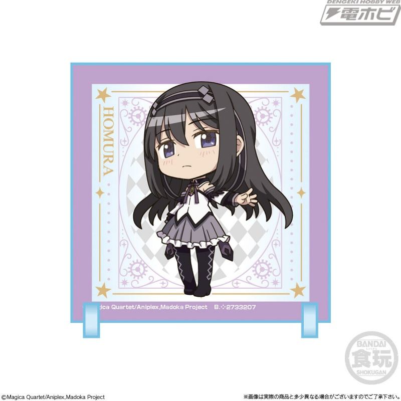 《剧场版 魔法少女小圆 魔神之回转》以糖果玩具展示模型“Chibi Characryl”登场！总共包含 12 种绘制和变形的小圆角色！