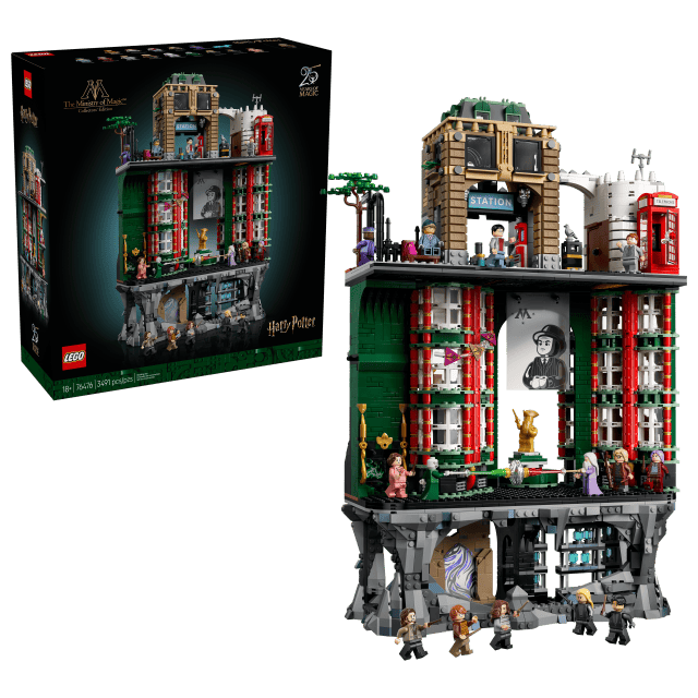 注目焦點 LEGO 76476《哈利波特》「魔法部 – 典藏版」倫敦地下魔法世界 25 週年旗艦登場!