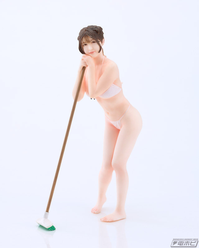 有两种姿势：“清洁”和“穿着睡衣依偎”！ 《裸体天使》系列的女主角吉叶真美被制成塑料模型！