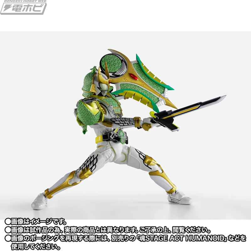 『仮面ライダー鎧武』ノブレス・オブリージュの精神を抱く“メロンの君”、仮面ライダー斬月メロンアームズの「S.H.Figuarts（真骨彫製法）」が2次受注！
