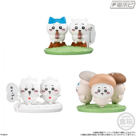 ちいかわたちの日常のワンシーンをセリフ＆台座付きで立体化！カプセル型チョコ「チョコサプ ちいかわ」の第2弾が登場！