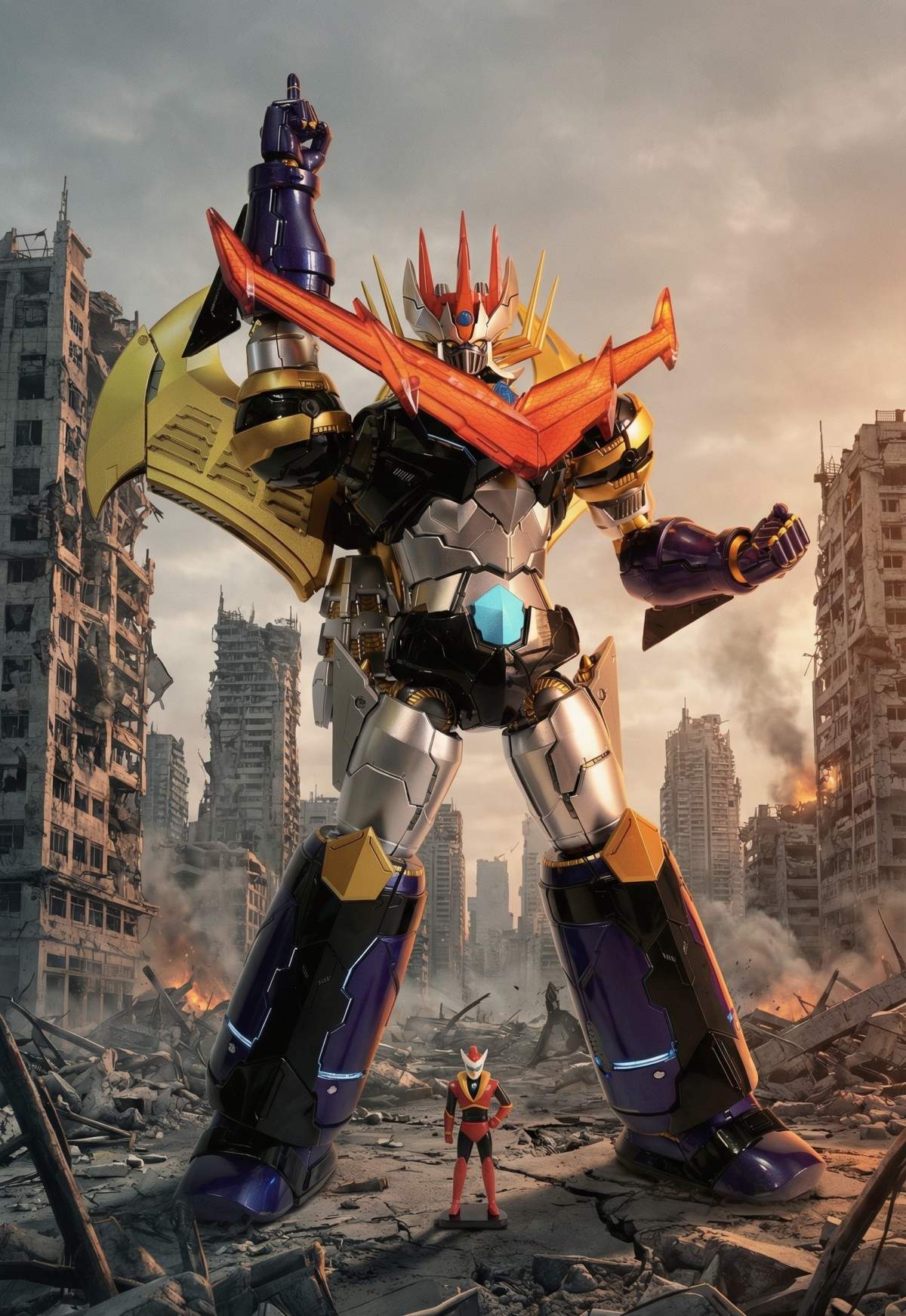 匠人的執著!玩具的極致!Sky X Studio 魔神帝王 G Mazin Emperor G!!