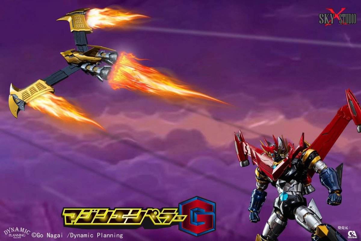 今日發燒 #3 Sky X Studio「SXD-20J 魔神皇帝G Jet Scrander Set 飛翼套裝」搭配主體打造極致戰場展示!