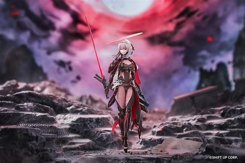 《胜利女神NIKKE》红莲：黑影以可动人偶“Hyper Body”登场！附带害羞脸、武器“独角花”、鞘等多种可选部件！亚马逊现已接受预订