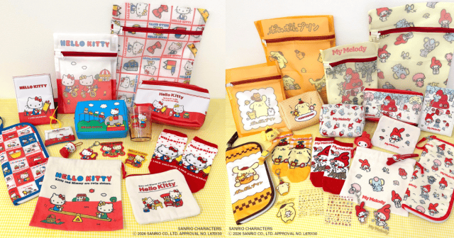 THANK YOU MART ✕ 三麗鷗角色「平成復古」系列 6 位人氣角色推出 78 款繽紛懷舊雜貨!
