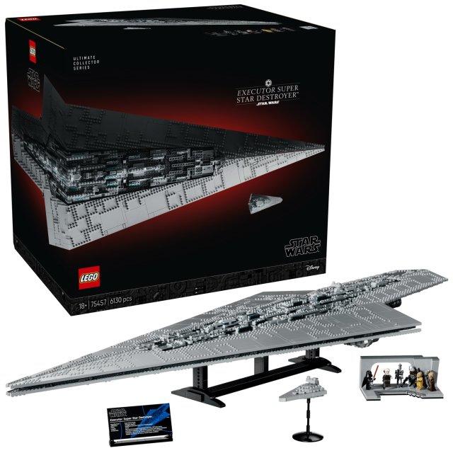 LEGO Star Wars 75457「Executor Super Star Destroyer」136cm 巨艦成史上最長星戰積木模型！