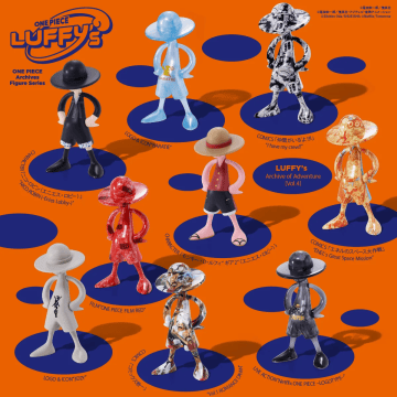 BANDAI SPIRITS「《航海王》Luffy’s 冒險的記憶 [Vol.4]」盲盒，收錄 3D2Y、漫畫第一集封面等經典圖樣！