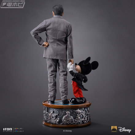 ウォルト・ディズニー＆ミッキーマウスの1/4スケールスタチューが「デラックス・レガシーレプリカ・シリーズ」に登場！台座はシリアルナンバーが入ったプレート付き！