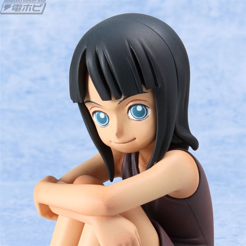 还有令人印象深刻的“Dereshi！”脸！ 《海贼王》《Portrait.Of.Pirates》中的妮可·罗宾童年模型将在 Premium Bandai 以抽签方式出售！