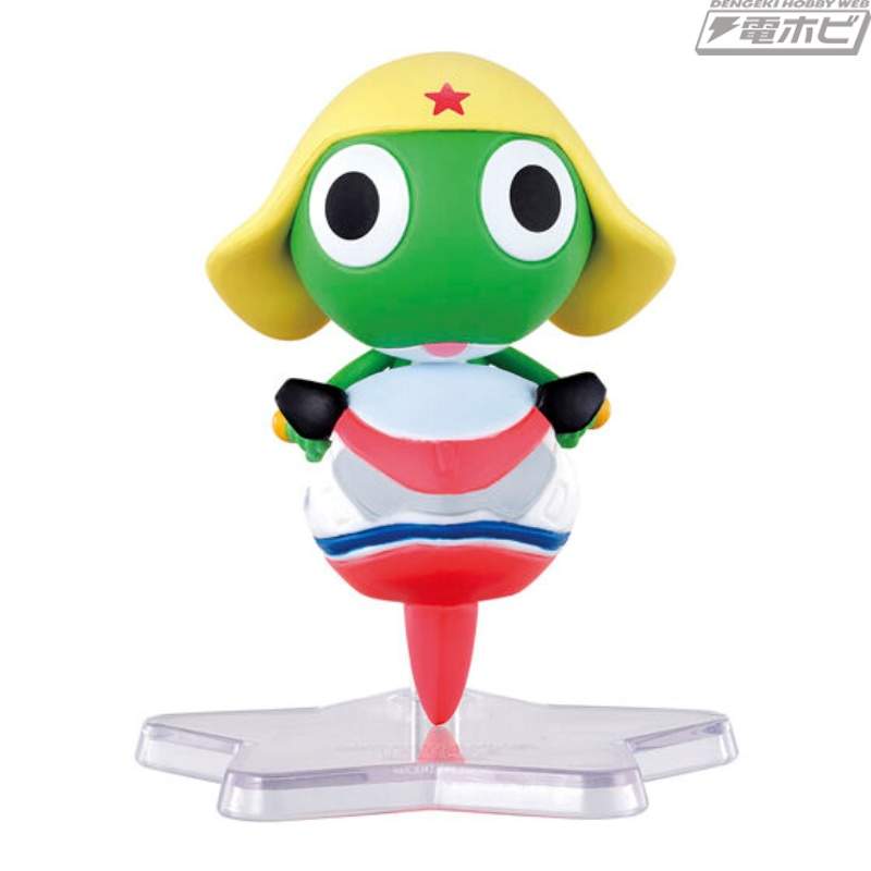 「新剧场版☆ Keroro 士官复活，面临地球急速毁灭的危机！」模型模型「@CTION FLIGHT」扭蛋登场！使用附带的底座，可以自由地享受飞行动作！