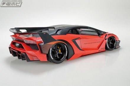 世界限定20台のカラーを再現！アオシマのプラモデル「1/24 リバティーウォーク」シリーズに「LBシルエットワークス アヴェンタドール GT Evo Ver.2」が登場！2026年12月発売予定