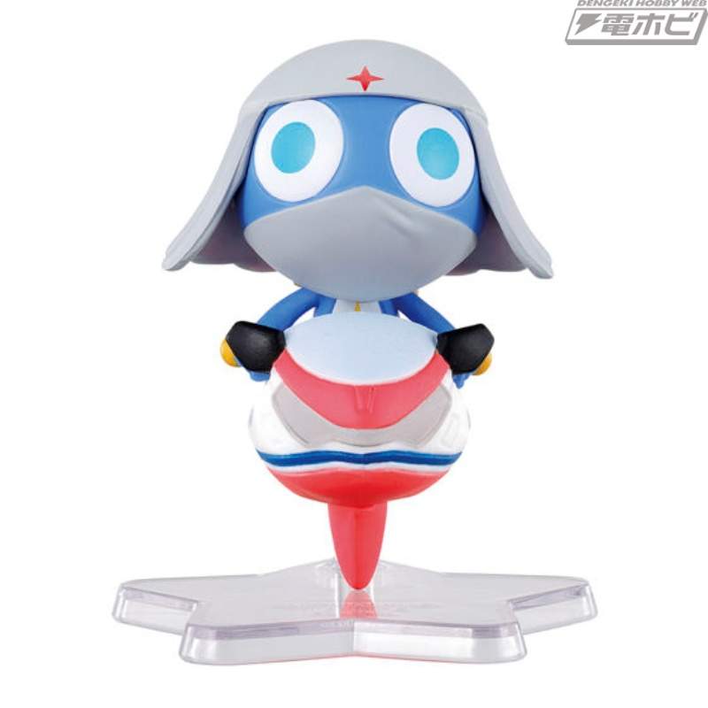 「新剧场版☆ Keroro 士官复活，面临地球急速毁灭的危机！」模型模型「@CTION FLIGHT」扭蛋登场！使用附带的底座，可以自由地享受飞行动作！