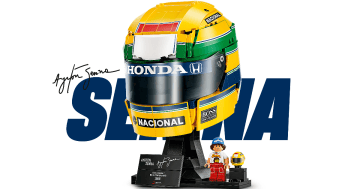 LEGO Editions 43024「Ayrton Senna 頭盔」經典黃綠配色重現 F1 車神傳奇!