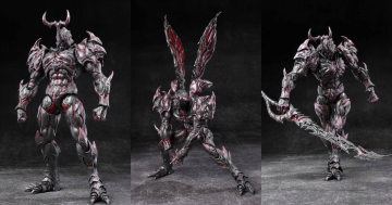 注目焦點 HopDo Toys「重軀的克拉格」可動人偶 獨角仙重甲進化 多武器還能組成巨型蠻弓!