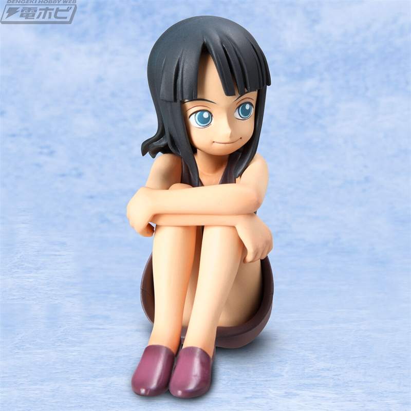 还有令人印象深刻的“Dereshi！”脸！ 《海贼王》《Portrait.Of.Pirates》中的妮可·罗宾童年模型将在 Premium Bandai 以抽签方式出售！