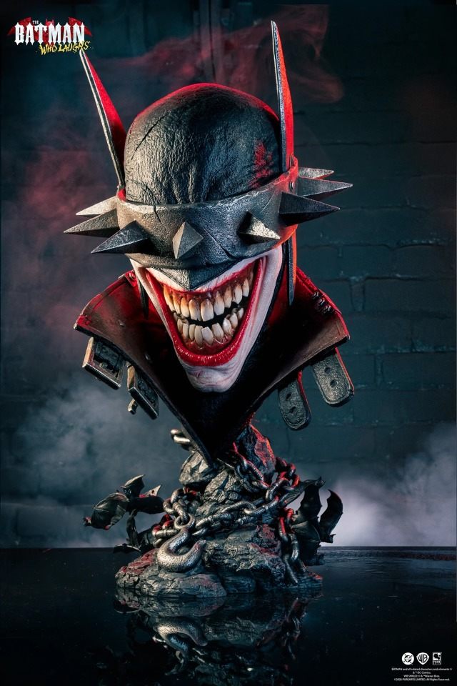 PURE ARTS「狂笑蝙蝠(Batman Who Laughs)限量版」1:1 比例藝術面具,寫實展現令人畏懼的笑容!