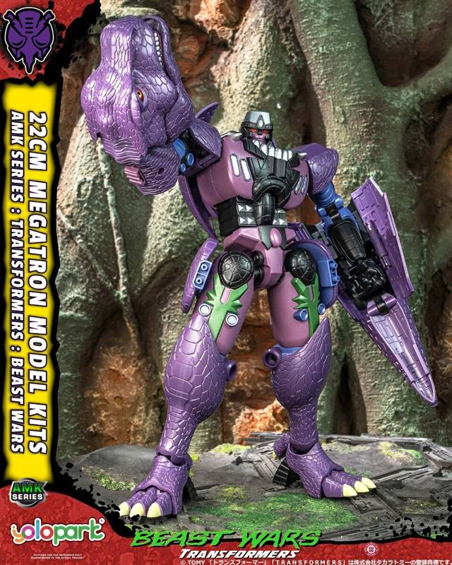 『トランスフォーマー/ビーストウォーズ』メガトロンとブラックウィドーが塗装済み組立てキット「AMK」に新登場！レバー操作によるギミックや光を透過するヘッドに注目！楽天ブックスで予約受付中！