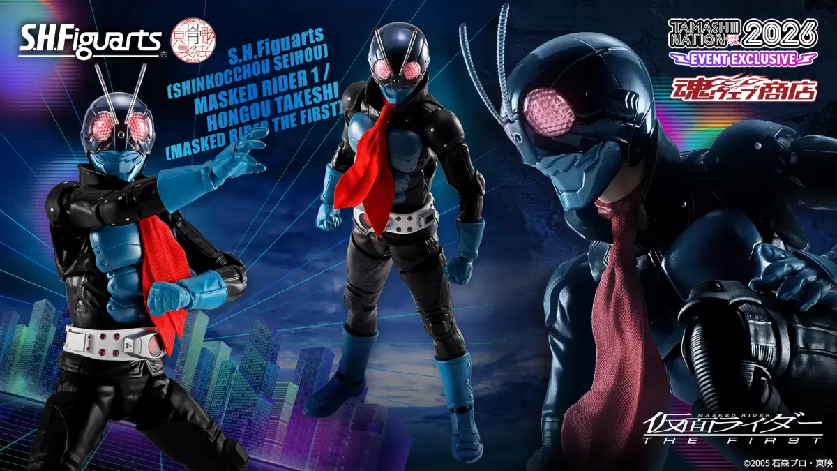 TN2026紀念商品『S.H.Figuarts(真骨彫製法)假面騎士1號/本鄉猛(THE FIRST)』情報公開!