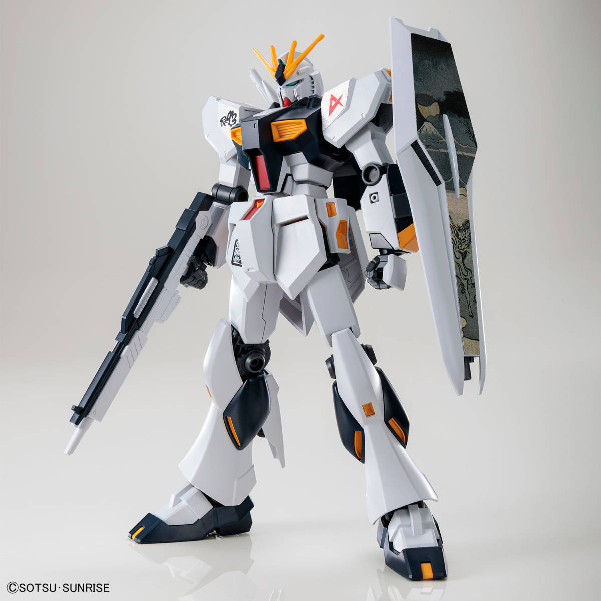 GUNDAM SIDE-F限定「ENTRY GRADE 1/144 ν鋼彈 [浮世繪外盒Ver.]」連阿克西斯都浮世繪化了！？