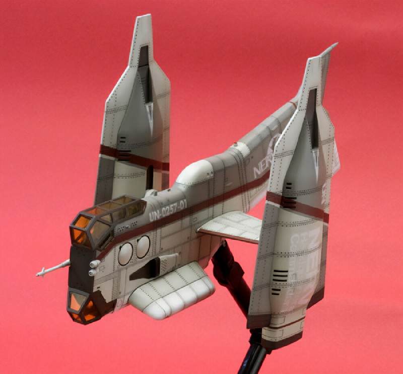 『エヴァンゲリヲン新劇場版』要人輸送用ネルフ司令官専用垂直離着陸機の1/100スケールプラモデルが再販！飛行・着陸状態を選んでディスプレイ可能！楽天ブックスで予約受付中！