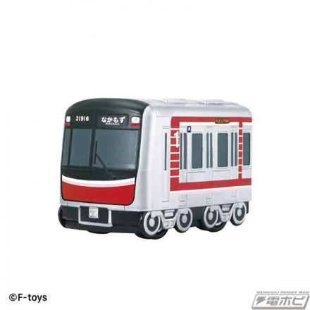 火车以全新模具加入集团​​！带有回力微型车的糖果玩具“Vehicle Collection 21”包含大阪地铁御堂筋线和谷町线的两种包装车以及爱知县和福冈县的警车！