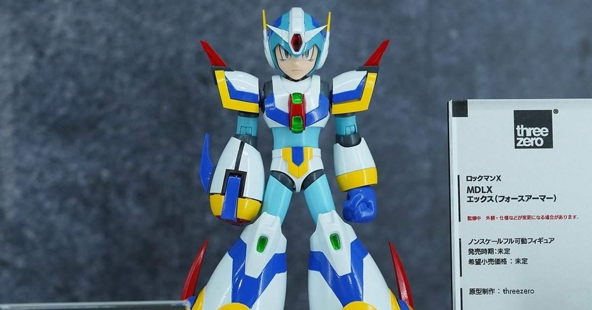 threezero MDLX《洛克人X》X艾克斯(武力裝甲)彩色原型日本首展!「機甲展2026」大阪亮相!