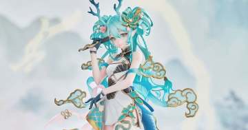 海洋堂『初音未來 青龍Ver. 1/7比例模型』降臨於清澈水面的東方神獸、極致展現神秘仙氣