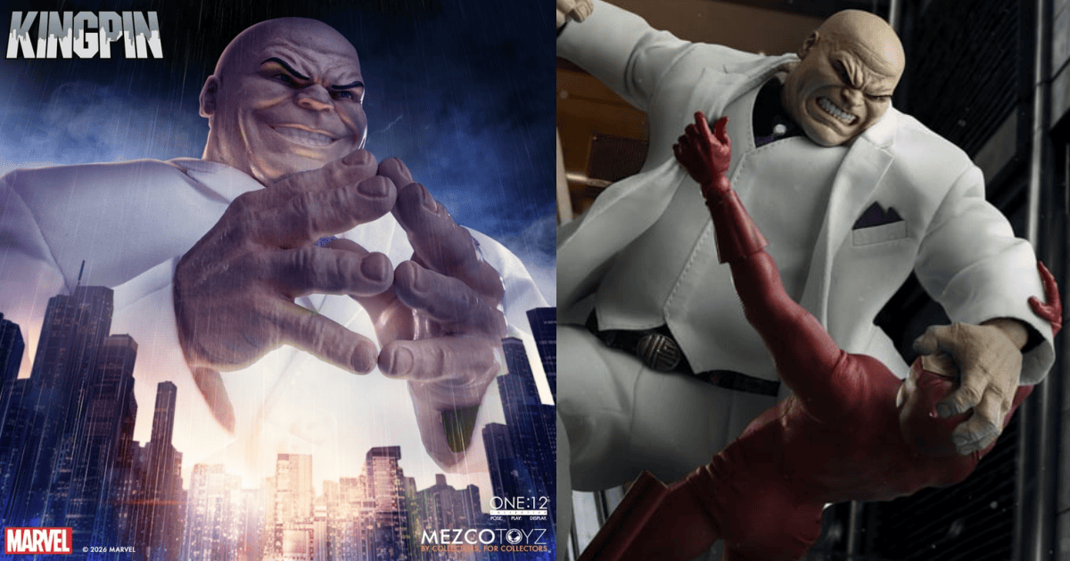 MEZCO TOYZ One:12 Collective「金霸王(Kingpin)」1/12 比例可動人偶,再現紐約霸主的強大氣場!