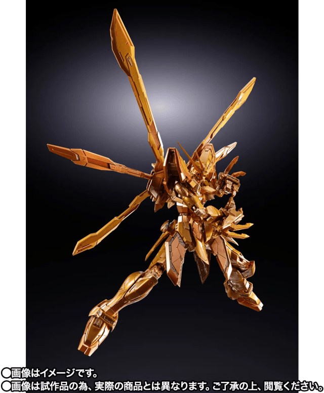 今日發燒 #3 TN2026紀念商品『METAL BUILD 神鋼彈(明鏡止水)』全新塗裝色彩、電鍍加工再現金黃身軀!