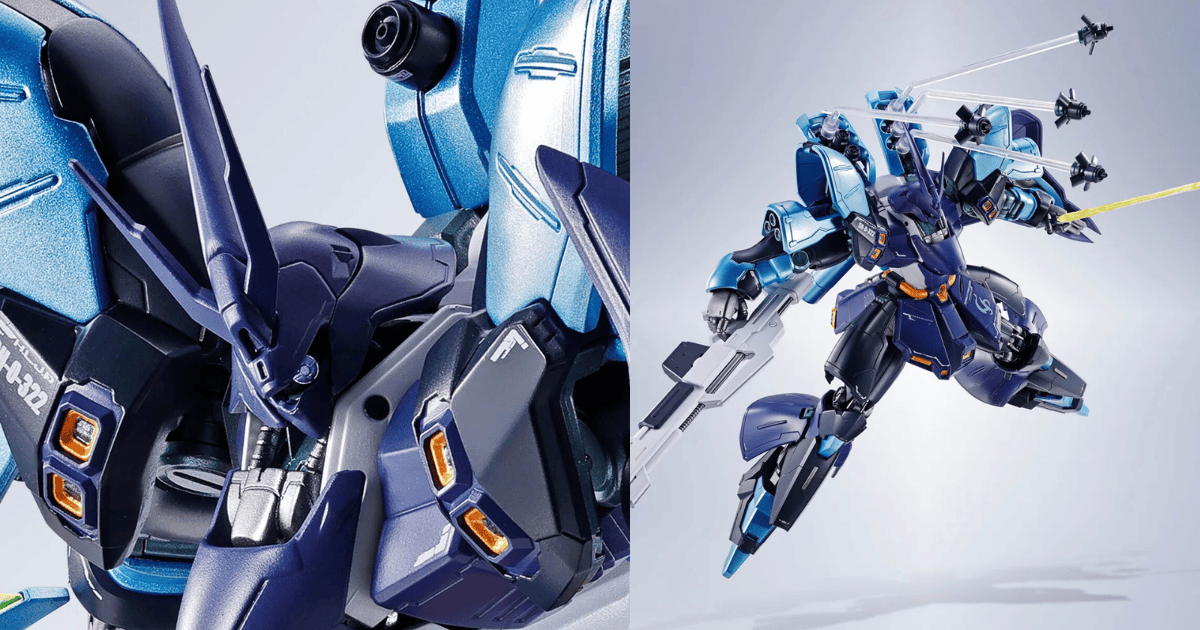 METAL ROBOT魂×Gundam hololive「沙薩比 [星街彗星Ver.]」紅色彗星變成藍色彗星啦！