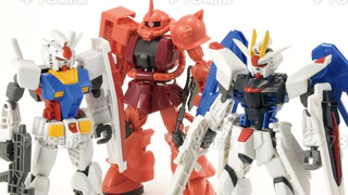 GUNDAM MIXIMIZE系列 RX-78-2 高达/夏亚专用扎古/自由高达 HJweb样品图