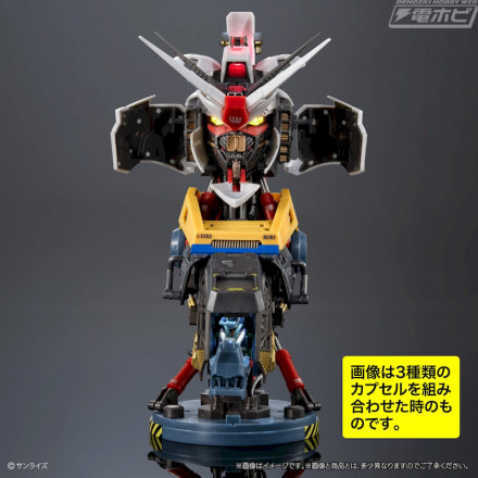 ガシャポンオンラインではライトユニット＆ケーブルユニットが付属!!カプセルトイ「エクシードモデルトリニティ RX-78-2 ガンダム」が8月31日11時より予約受付開始!!