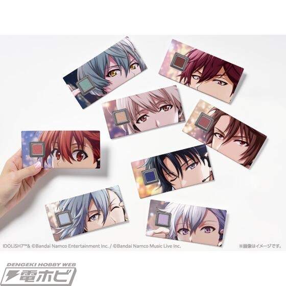 Oshi 在化妆时进行眼神交流！ “IDOLiSH7”门票大小的随机化妆品“角色化妆品门票”Vol.1和Vol.2现已发售！每个阵容共有8种！