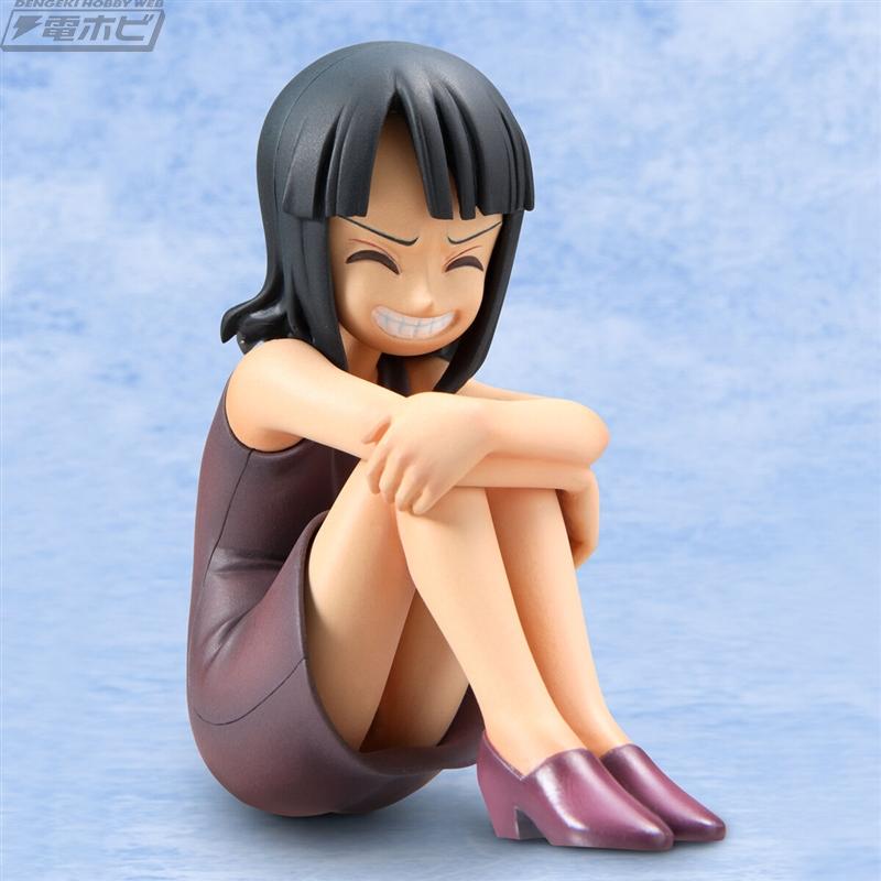 还有令人印象深刻的“Dereshi！”脸！ 《海贼王》《Portrait.Of.Pirates》中的妮可·罗宾童年模型将在 Premium Bandai 以抽签方式出售！