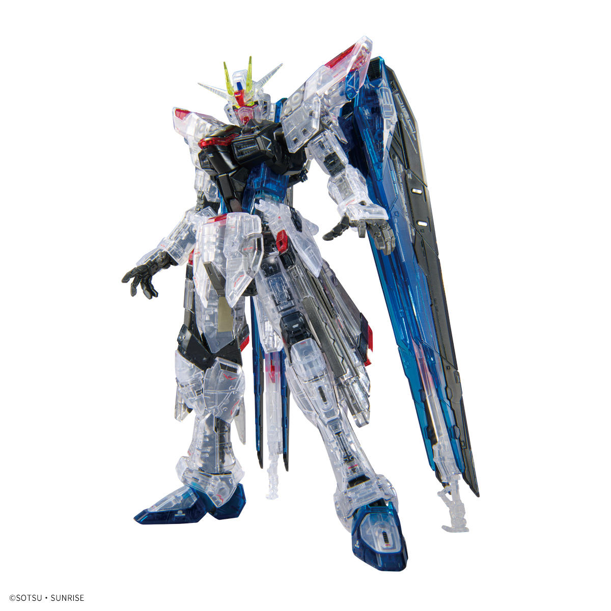 今日發燒 #3 鋼彈基地限定『RG 1/144 自由鋼彈 Ver.GCP [透明配色]』使用大量新規零件的上海立像版推出新色彩！