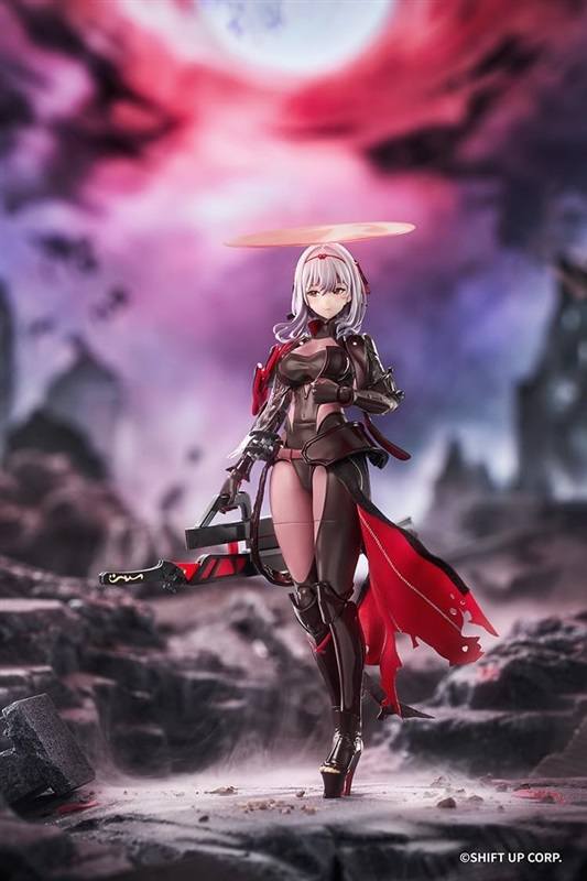 《胜利女神NIKKE》红莲：黑影以可动人偶“Hyper Body”登场！附带害羞脸、武器“独角花”、鞘等多种可选部件！亚马逊现已接受预订