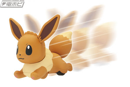 「ポケモン」プルバック機能を搭載したギミックトイがガチャに登場！ピカチュウ・イーブイがビューンと走り出す!!